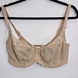 Panache Envy Nude/Tan Lace Underwire Bra- 30DD NWOT!